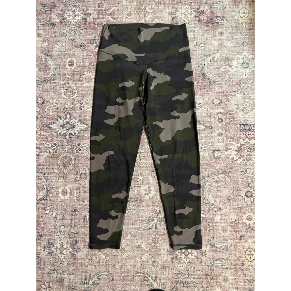 OFFLINE by Aerie Real Me High Rise 7/8 Leggings Camo Green Black Womens XL